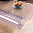 thumbnail image 1 of Mantel Transparente de 60 X 60 Cm, Protector de Escritorio, Impermeable, Lavable, Mantel Rectangular Transparente, 1 of 4