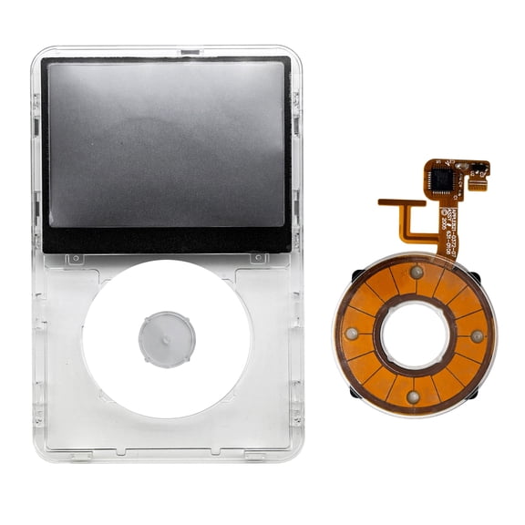 Clear Face Plate Clickwheel Button For Apple iPod Classic 5th Gen Replacement