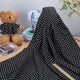 thumbnail image 4 of Tela de algodón con lunares blancos y negros de 1,09 yardas (157 cm) de ancho. Tela rectangular estampada con lunares anchos de 6 mm. Ideal para manualidades y confección., 4 of 9