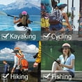 thumbnail image 4 of Chapeaux Bob d'Été pour Femmes Ponytail Protection UV Safari Randonnée Grand Bord Plage Pliable en Maille Casquette de Pêche, 4 of 4