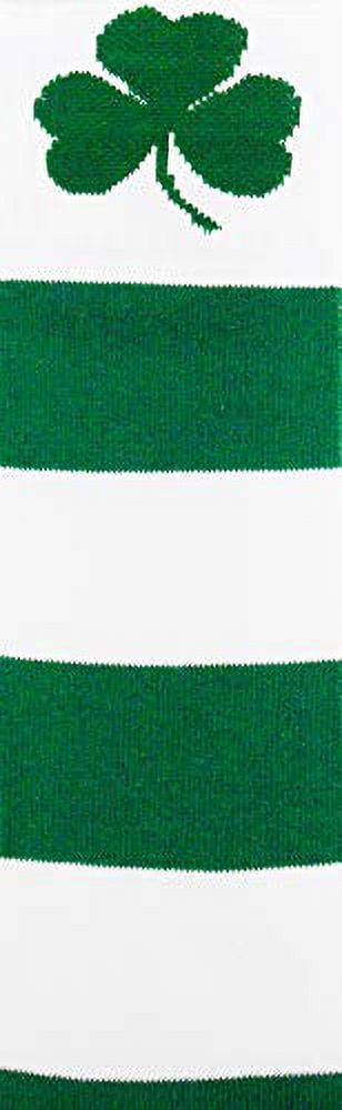 Irish St Patrick's Day Striped Dress Socks - Donegal Bay - Unisex - One Size - Mid-Calf