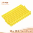 thumbnail image 3 of 24 Paquete de Mini Barras de Pegamento Caliente, 0.28" Diámetro x 3.94" Largo Barras de Pegamento EVA, Amarillo, 3 of 6