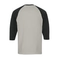 thumbnail image 5 of 3/4 Sleeve Shirt Men Button Henley Baseball T-Shirts Fall Casual Sport Athletic Jersey Tee Tops Gray 2XL, 5 of 7