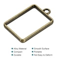 thumbnail image 4 of Uxcell 33x21mm Rectangle Hollow Resin Pendants Frames for DIY Crafts Bronze 10 Pack, 4 of 5