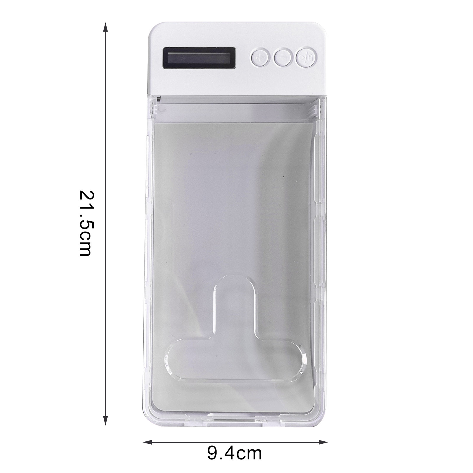 Xinyolin Cell Phone Lock Box with Timer LCD Display Mobile Phone Prison Prevent Phone Addiction Transparent Phone Locker Adults Children Students Self-Discipline Tools