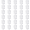 White, variant on 25 Pcs 0.98"×1.38" Cubicle Clips with Push Pin | Black Fabric Partition Wall Hanging Clips for Office Bulletin Board, Photos, Notes & Data Cables