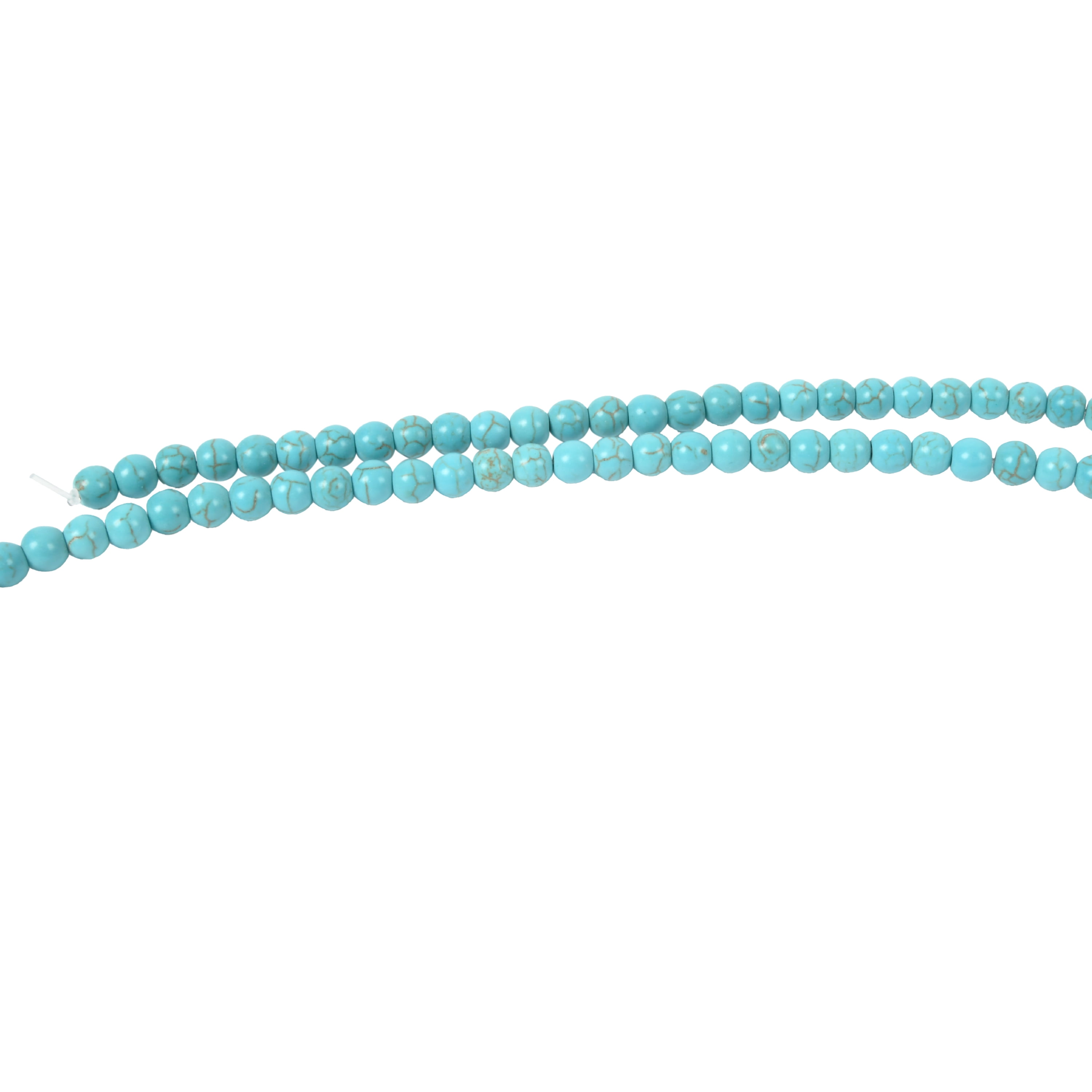Blue Moon Beads Turquoise Stone Bead Strand for DIY Jewelry, 14 in - Unisex, Adult, 1 Piece