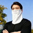 thumbnail image 5 of QSAWXQZ Unisex Sun Protection Face Cover Ear Loop Breathable Lightweight Neck Gaiter Free Size, 5 of 5