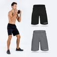 thumbnail image 3 of Pantalones cortos de ciclismo ligeros Lixada para hombre, para correr, gimnasio, entrenamiento, deporte informal, 3 of 8