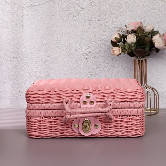 Off Promotions! Huayishang Storage Case Rattan Storage Box F, Home Decor Clearance Sale
