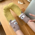 thumbnail image 3 of Dyfzdhu A Pair Of Women Casual Animal Print Cotton Pattern Lady Socks Tube Comfortable Socks, 3 of 4