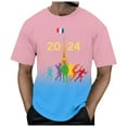 thumbnail image 4 of Pack De Playeras Para Hombre, Conjunto De Dos Piezas De Camiseta Y Pantalones Cortos De Manga Corta Con Estampado Para Hombre, Camisa Estampada Y Pantalón Corto., 4 of 4