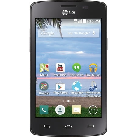 Straight Talk LG Sunrise 4GB Prepaid Smartphone, Black