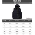 thumbnail image 6 of MADHERO Men's Lightweight Sleeveless Puffer Vest with Hood Water-Resistant Outdoor Vest Jacket Navy Blue Size L, 6 of 6