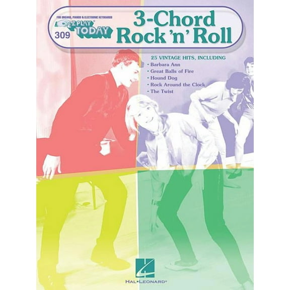 Three Chord Rock 'n' Roll: E-Z Play Today Volume 309 (Paperback)