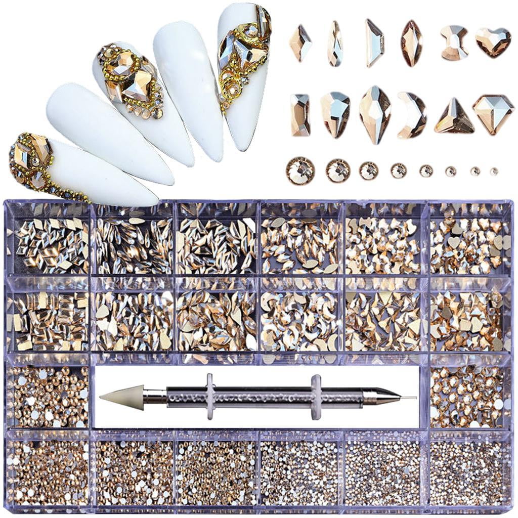 Crystal Rhinestone 3D Diamond Gem Nail decor for Jewelry Making