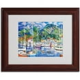 thumbnail image 2 of Trademark Fine Art "Lahaina Marina" Canvas Art by Manor Shadian, Wood Frame, 2 of 3