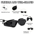 thumbnail image 4 of FYJUCPA Protective Goggles for Tanning, Sun Tanning Bed Goggles Protective Eyewear for Eye Protection, for Red Light Home Beauty and Sunbathing Use, Include Case and Cloth, 4 of 11