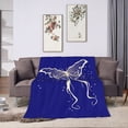 thumbnail image 6 of Fantasy Flying Butterfly Throw Blanket, Fluffy Soft Cozy Blanket Flannel Plush Microfiber Couch Throw 80"x60", 6 of 7