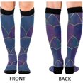 thumbnail image 2 of FREEAMG Mermaid Compression Socks Women Men Long Stocking (20-30mmHg) Travel Knee High Stockings for Athletic Sports,Running,Cycling,Nursing, 2 of 7