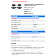 thumbnail image 2 of Front Brake Pad Set - Compatible with 2005 - 2011 Volvo V50 2006 2007 2008 2009 2010, 2 of 2