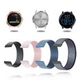 thumbnail image 2 of Correa de nailon de 20 mm, 22 mm y 18 mm para reloj Garmin Vivoactive 3, 4, 4S, Venu 2, 2s, 3s SQ, Forerunner 645, 245, pulsera de nailon, 2 of 5