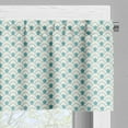 thumbnail image 3 of Ambesonne Ocean Window Valance, Bold Circles Sea Inspired, 54" X 12", Sky Blue White, 3 of 5