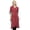 Maroon, variant on Phagun Women's Button Down Maroon Cotton Kurta Kurti Formal Casual Tunic-4