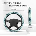 thumbnail image 5 of Goofa Polar Bear On Iceberg Pattern Elastic Stretch Steering Wheel Cover,Universal 15 inch, Microfiber Breathable Ice Silk, Anti-Slip, Odorless, Easy Carry, 5 of 8