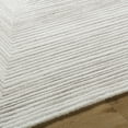 thumbnail image 6 of Mark&Day Wool Rugs, 6x9 Antwann Modern Light Silver Area Rug, Grey Silver Carpet for Living Room, Bedroom or Kitchen (6' x 9'), 6 of 7