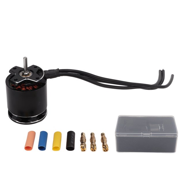 Motor Sin Escobillas RC, Cubiertas De Aluminio De Estructura Extraíble Para Motor Sin Escobillas Sobre Orugas 1/10 Para Axial Scx10 Para Tamiya Para Traxxas ANGGREK Brushless Outrunner Motor