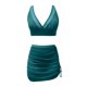 thumbnail image 3 of WILLBEST Traje de Baño Negro para Mujer, conjunto de Bikini de Cintura Alta con Falda de Baño, Trajes de Baño de Malla Tipo Pareo, 3 of 4
