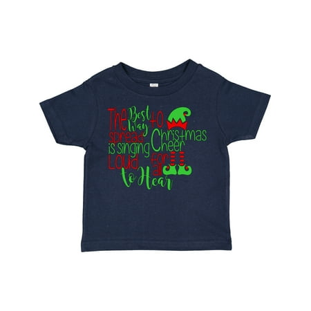 

Inktastic The Best Way to Spread Christmas Cheer is Singing Loud Gift Toddler Boy or Toddler Girl T-Shirt