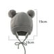 thumbnail image 2 of Bienvenido Gorro trenzado para niños, gorro cálido con protección para los oídos, gorro tejido para niños, 2 of 5