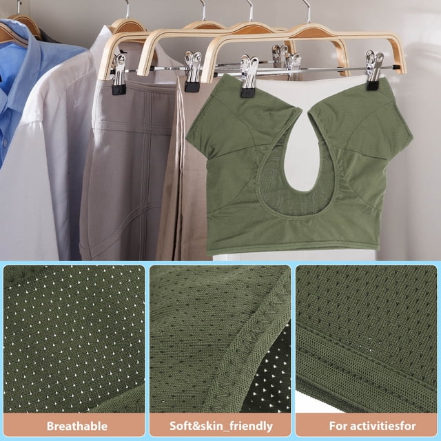 KAKOWELY Vestido Deportivo Para Mujer Con Parches Absorbentes De Sudor Y Tela De En Verde
