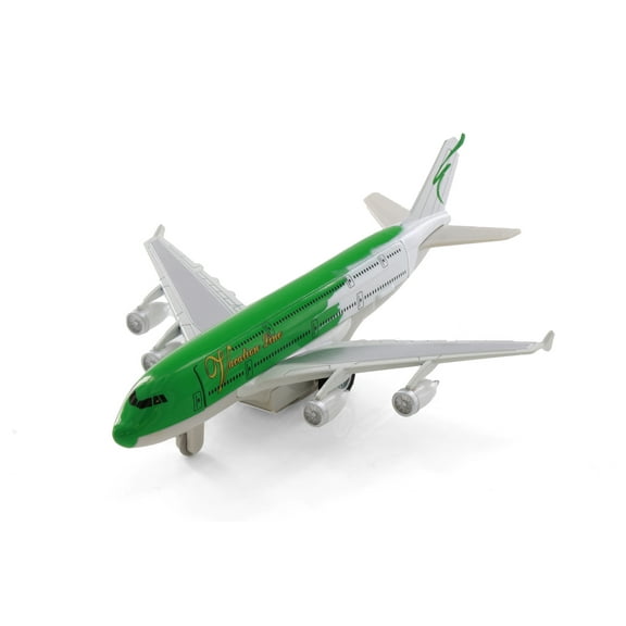 Sceno Jet Airliner, Green - Showcasts 805D - 7.75" Scale Diecast Model Plane