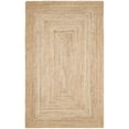 thumbnail image 6 of SAFAVIEH Natural Fiber Leo Geometric Braided Jute Area Rug, Natural/Ivory, 8' x 10', 6 of 9
