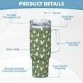 thumbnail image 5 of Balery Cute goose Pattern 40oz Stainless Steel Tumbler Double Wall Vacuum Insulated Water Bottle Ice Bully Insulated Tumbler With Handle And 2 in 1 Straw Lid, 5 of 8