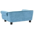 thumbnail image 3 of vidaXL Dog Sofa Turquoise 72x45x30 cm Plush, 3 of 5