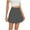 Grey, variant on Riforla Women's Fashion Casual Solid Color All Ultra Short Pleated Skirt Womens Skirts Red S