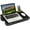Black Carbon, variant on Home Office Lap Desk with Device Ledge, Mouse Pad, and Phone Holder - Oak Woodgrain - Fits up to 15.6 Inch Laptops - Style No. 91589