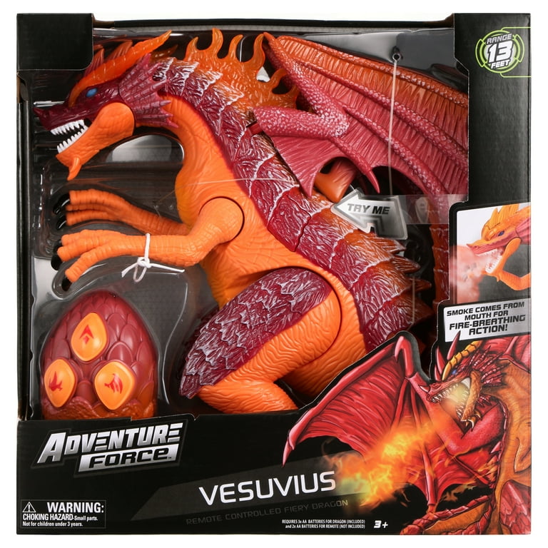 Adventure Force Vesuvius Remote Control Fiery Dragon - Walmart.com