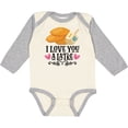 thumbnail image 3 of Inktastic Hanukkah Cute Latke Dreidel Girls Long Sleeve Baby Bodysuit, 3 of 5