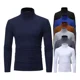 thumbnail image 2 of A Camisa De Fondo Simple Cuello Tortuga Manga Larga Hombres, 2 of 8