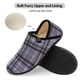 thumbnail image 3 of Zapatillas House Spesoul Fuzzy para mujeres y hombres con forro de piel sintética, 3 of 5