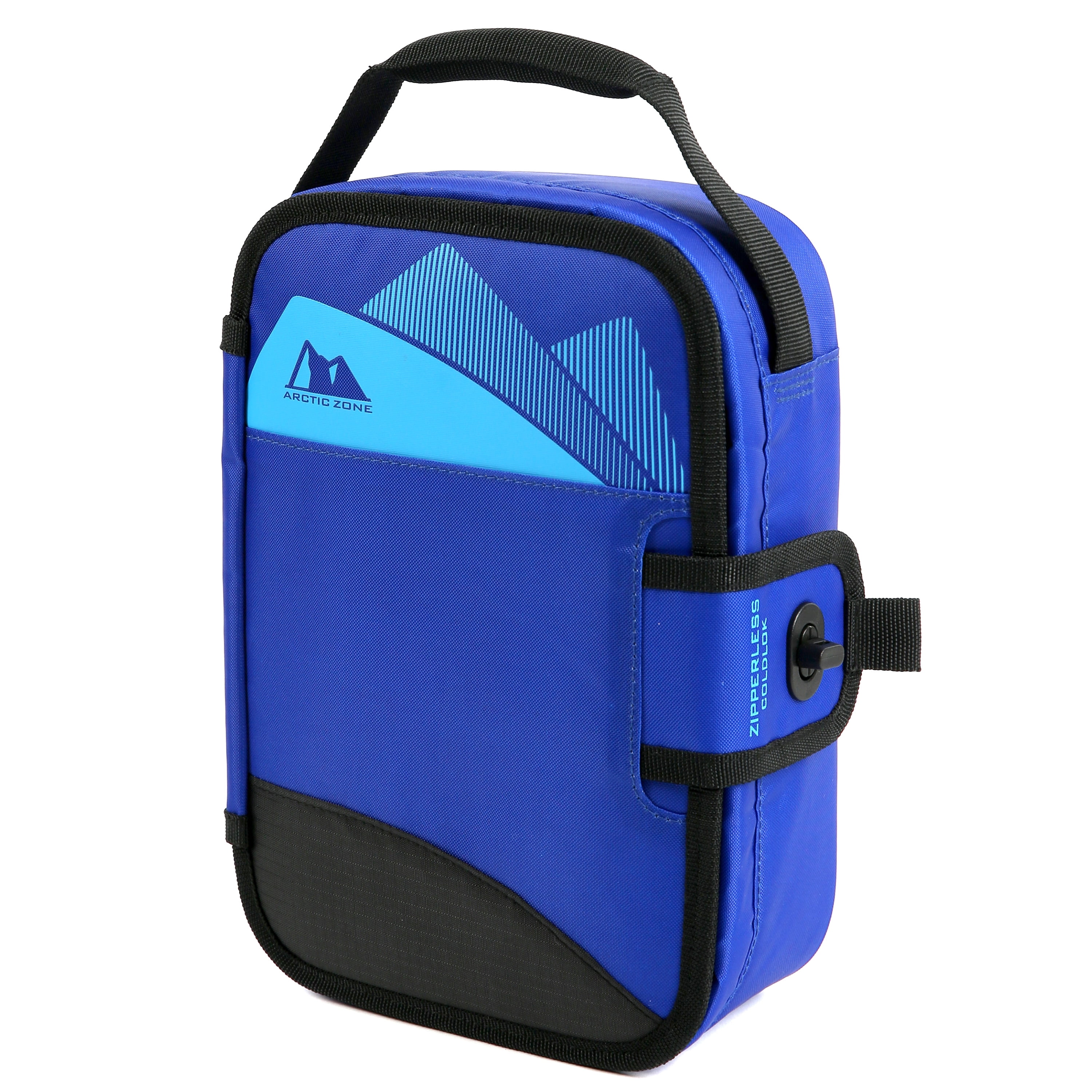 Lunch Bags and Lunch Boxes Blue - Blue Zipperless Insulated Lunch Bag