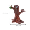 thumbnail image 2 of VERDANVERSE 1Set Realistic Snow Scene Resin Miniatures Santa Claus Figurines for Winter Wonderland Decor, 2 of 8