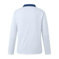thumbnail image 5 of Tanhomme Men's Stretch Muscle Tshirts Long Sleeve Knit Tees Casual Slim Fit Polos Shirts Men's Spring And Autumn NeW Color Blocked Shirts With Pockets Men's Lapel Casual Fashion Shirts Shirts, 5 of 5