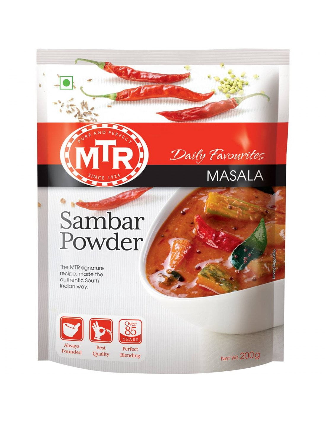 MTR Foods Limited MTR  Sombar (Curry) Powder, 7.04 oz
