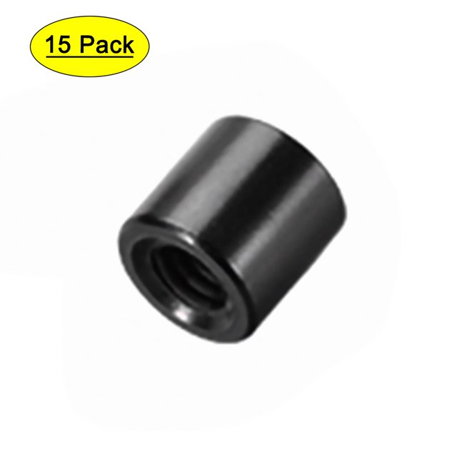 Unique Bargains 15 Pcs M3x6mm Colonne Ronde en Aluminium Entretoise Femelle Noire pour Pièces Multirotors FPV Quadcopter RC DIY